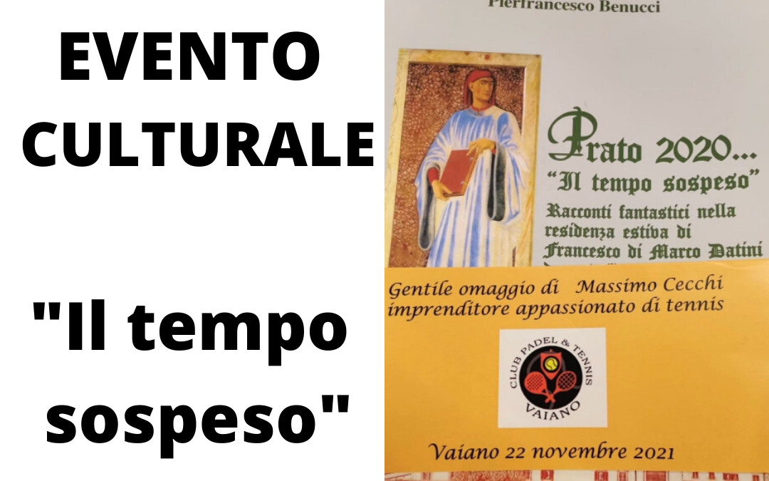 EVENTO CULTURALE “IL TEMPO SOSPESO”