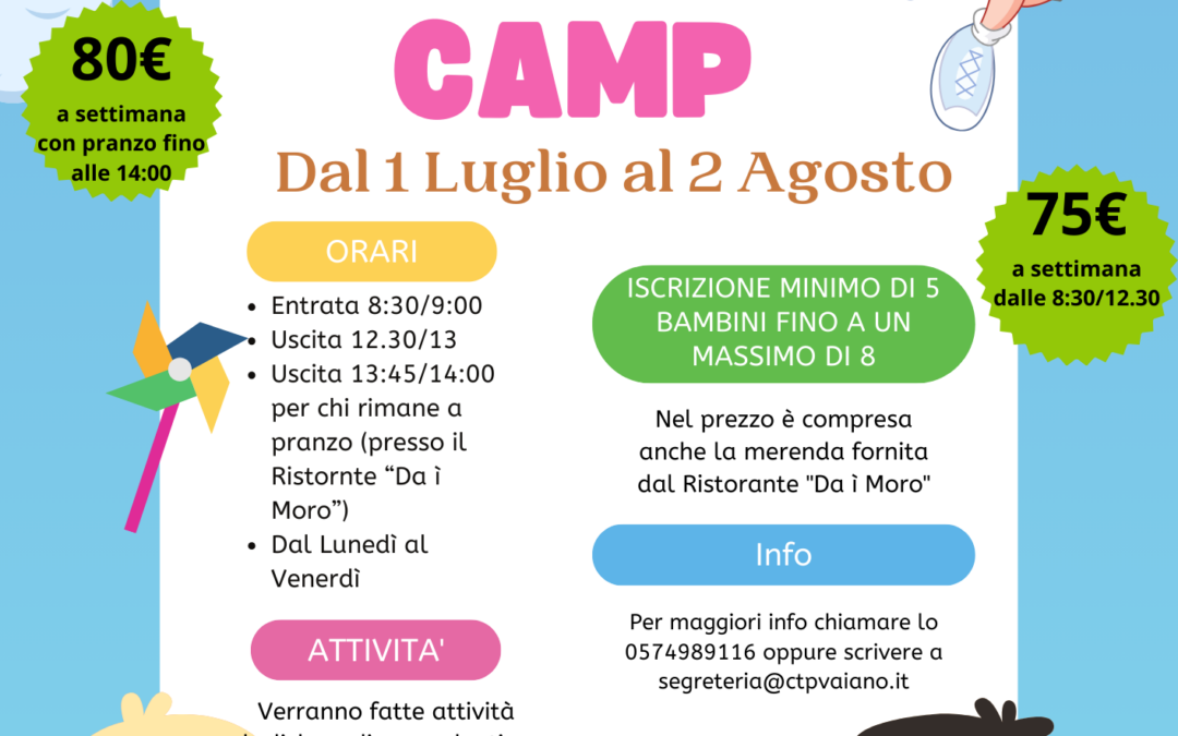 MINI KIDS SUMMER CAMP 2024